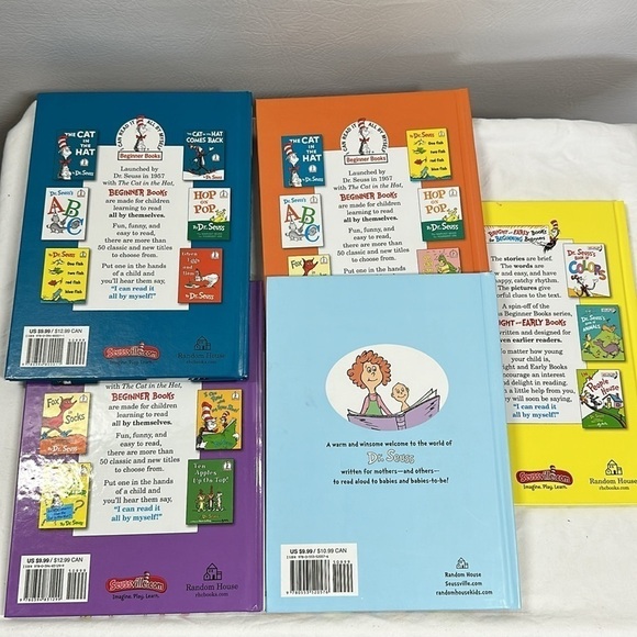 Set of Five Dr. Seuss Books - Picture 3 of 3